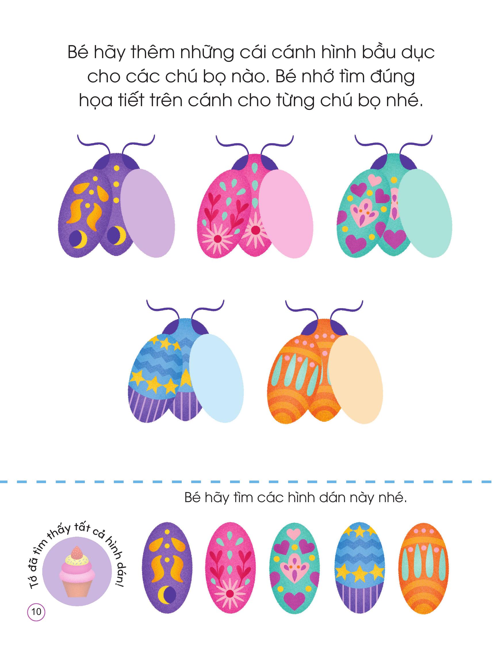 Bóc Dán Tư Duy - Nhận Biết Hình Dạng - Ảnh 10