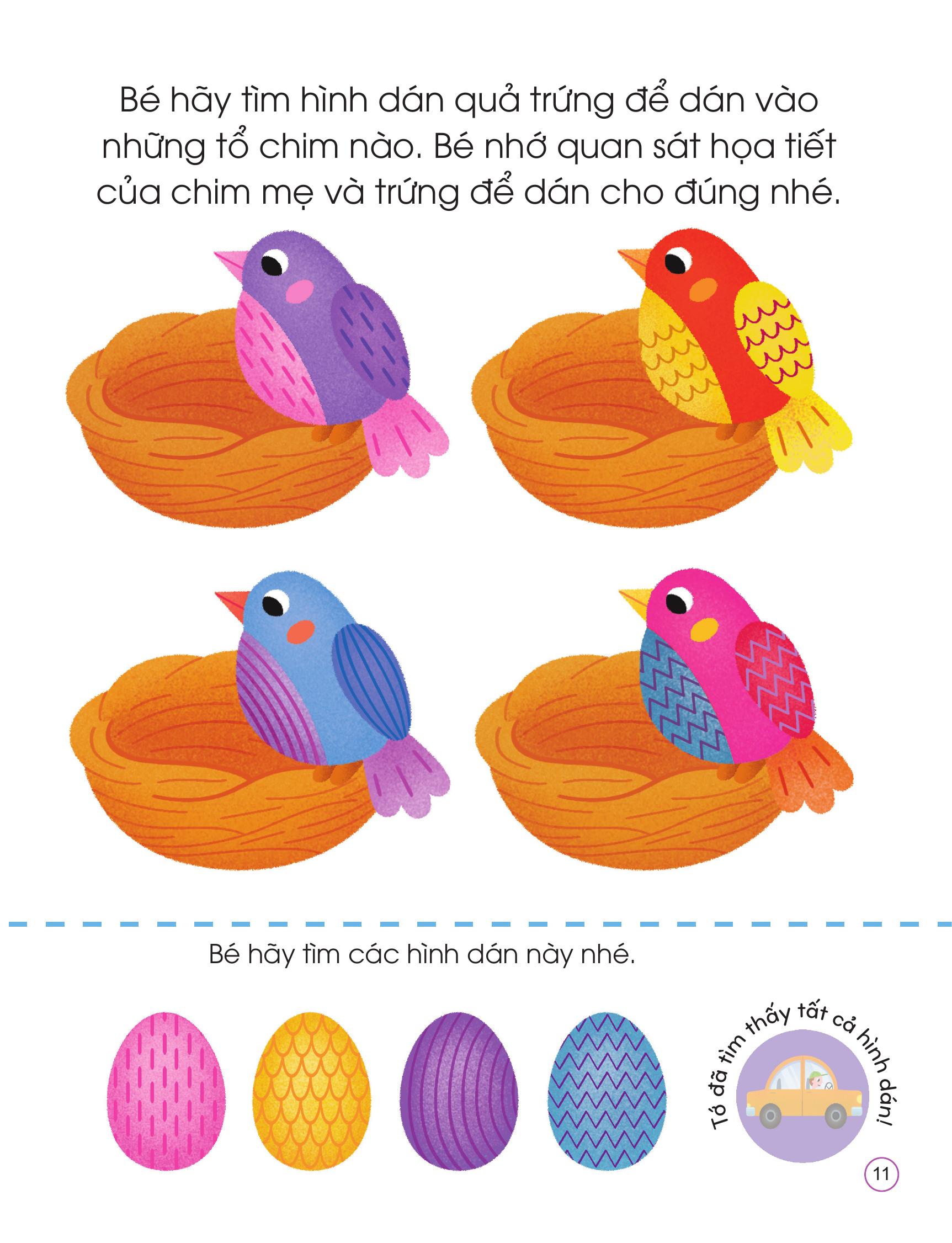 Bóc Dán Tư Duy - Nhận Biết Hình Dạng - Ảnh 11