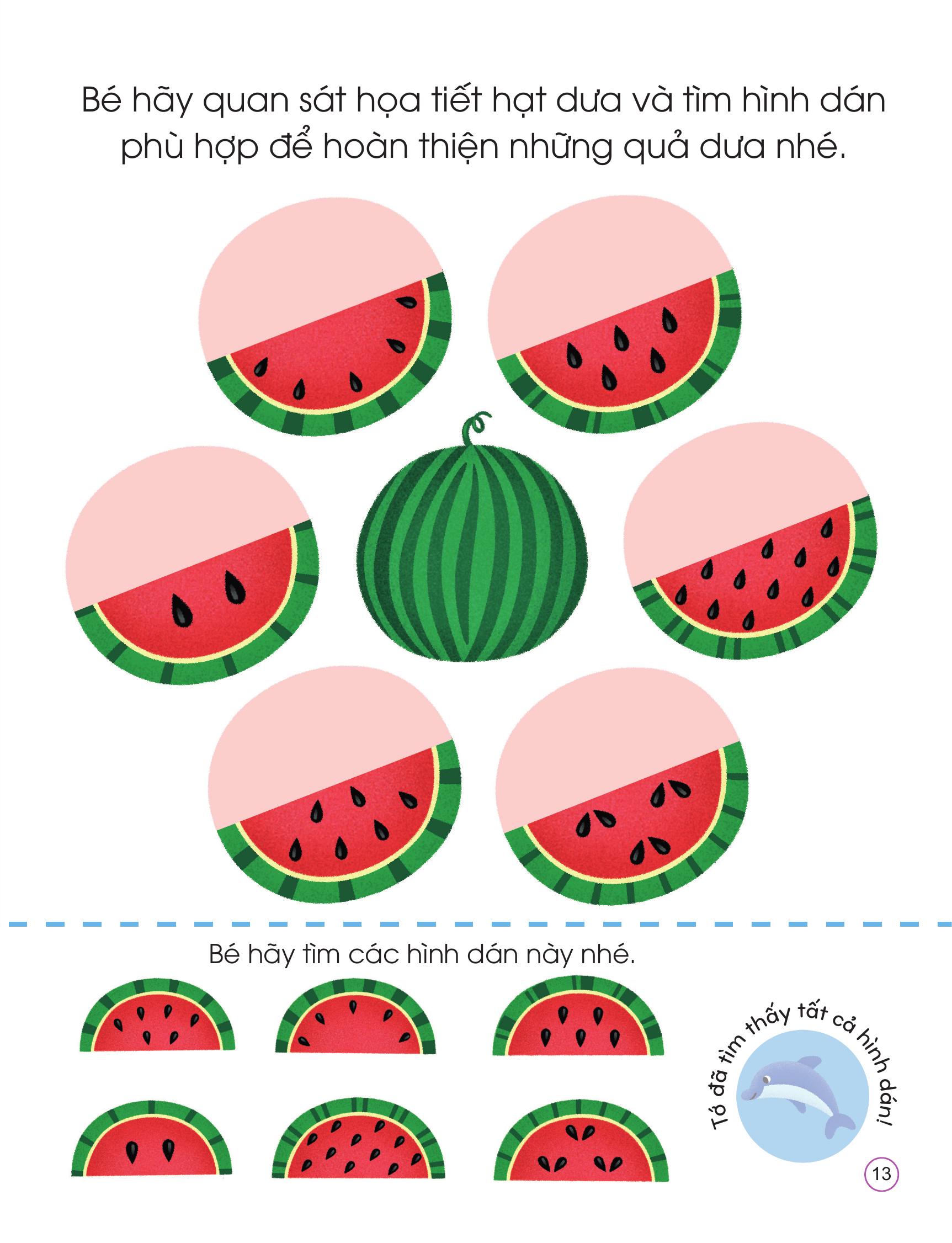 Bóc Dán Tư Duy - Nhận Biết Hình Dạng - Ảnh 13