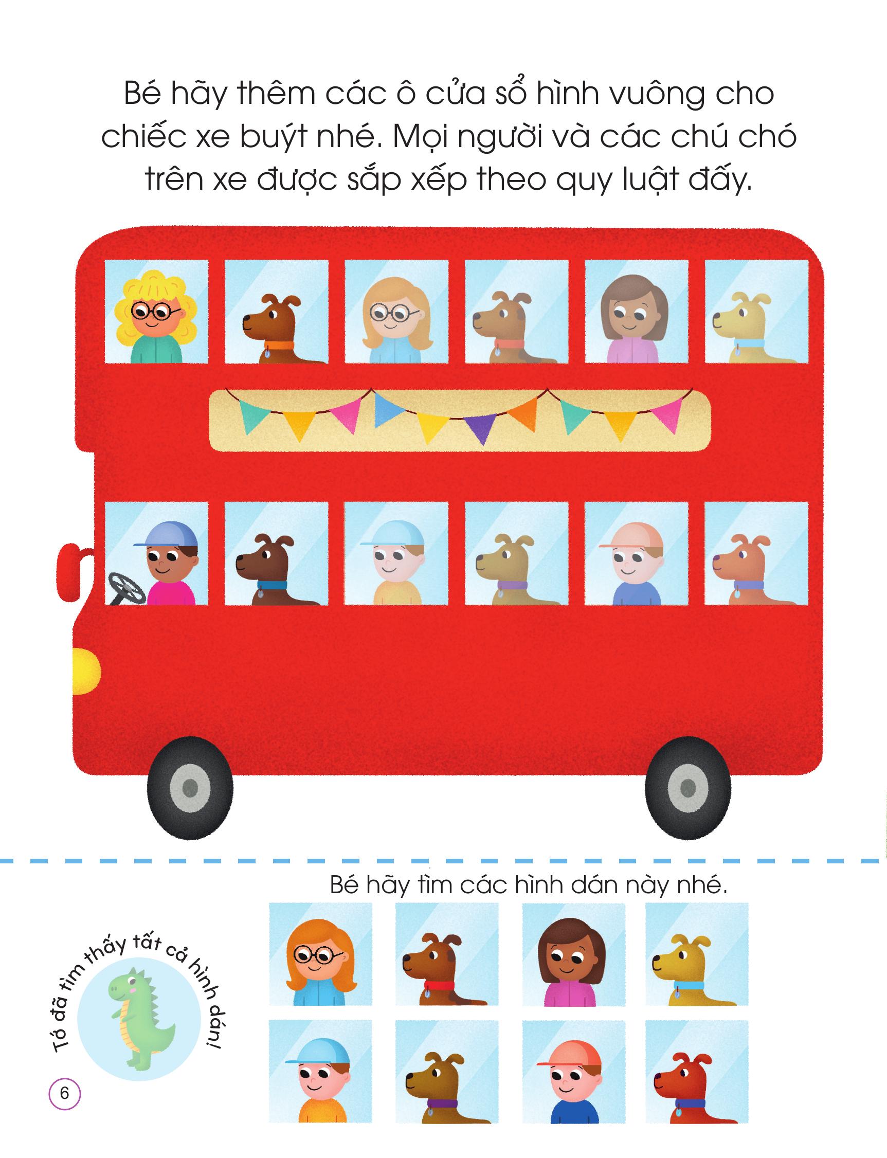 Bóc Dán Tư Duy - Nhận Biết Hình Dạng - Ảnh 6