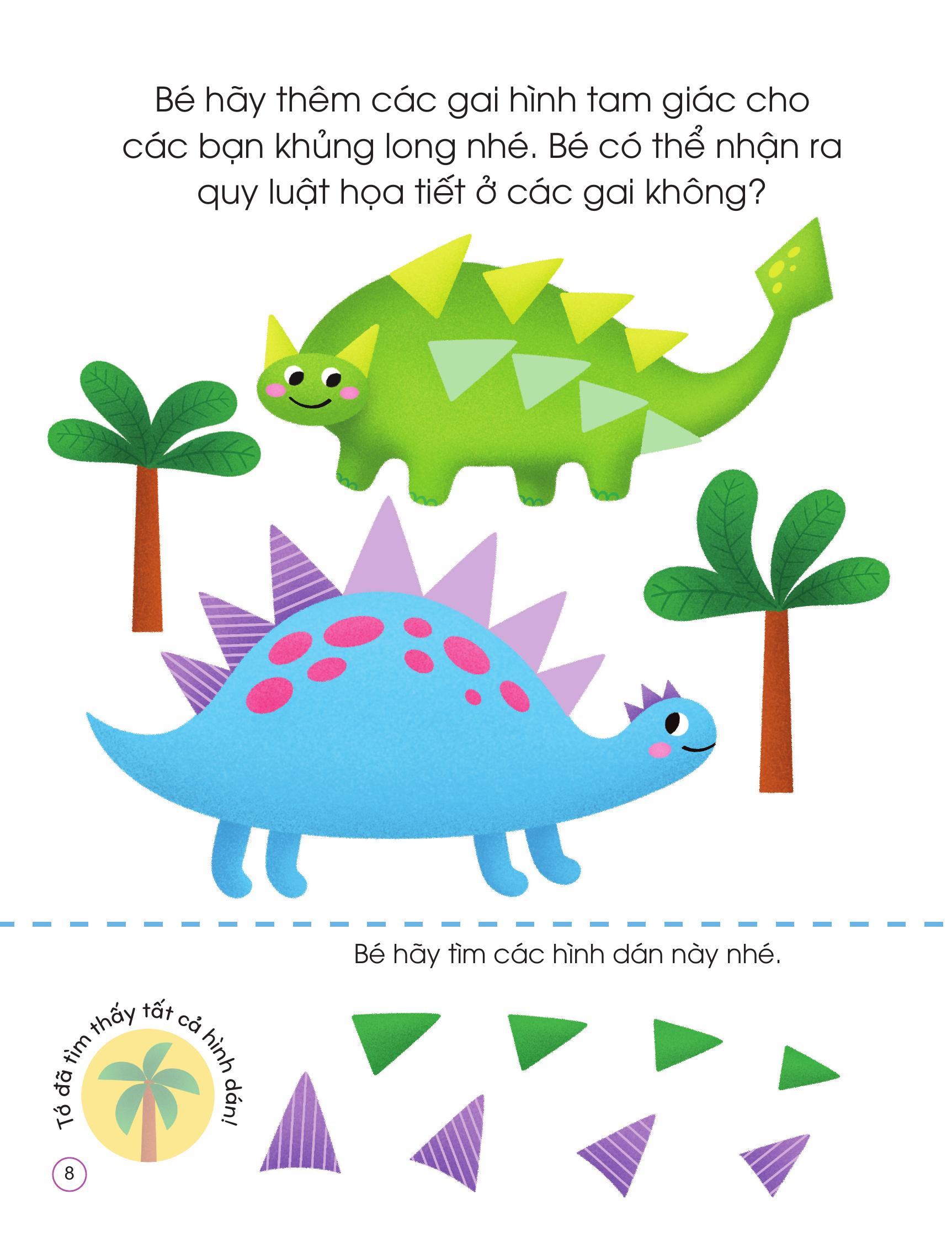 Bóc Dán Tư Duy - Nhận Biết Hình Dạng - Ảnh 8