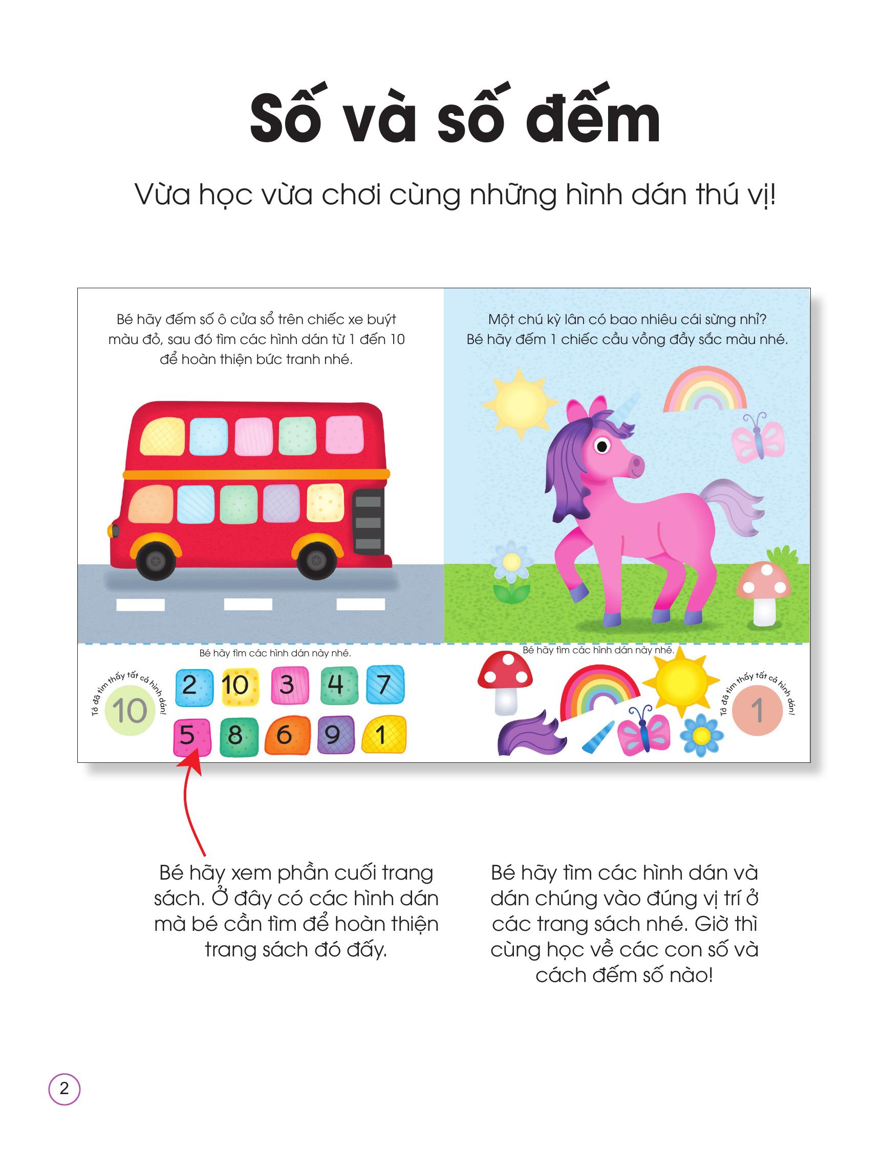 Bóc Dán Tư Duy - Số Đếm Kỳ Diệu - Ảnh 3