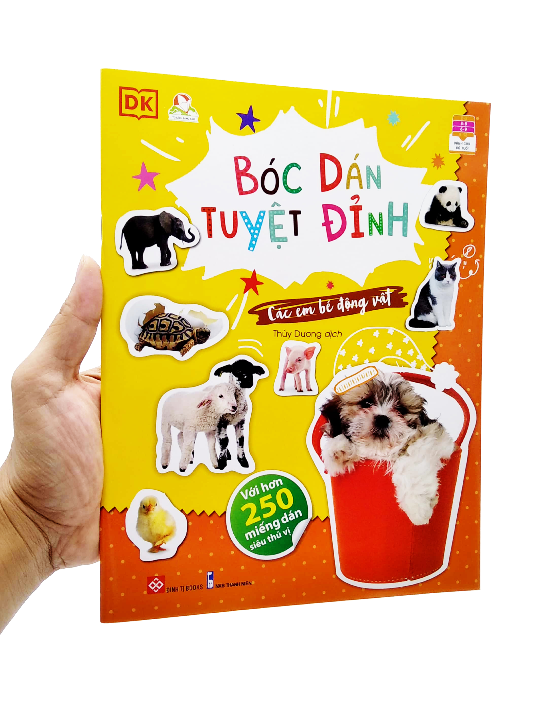 bóc dán tuyệt đỉnh - các em bé động vật (tái bản) - Ảnh 7