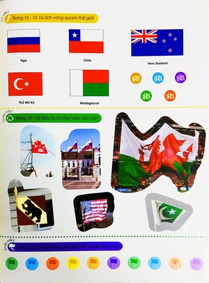 bóc dán tuyệt đỉnh - các lá cờ trên thế giới (tái bản) - Ảnh 6