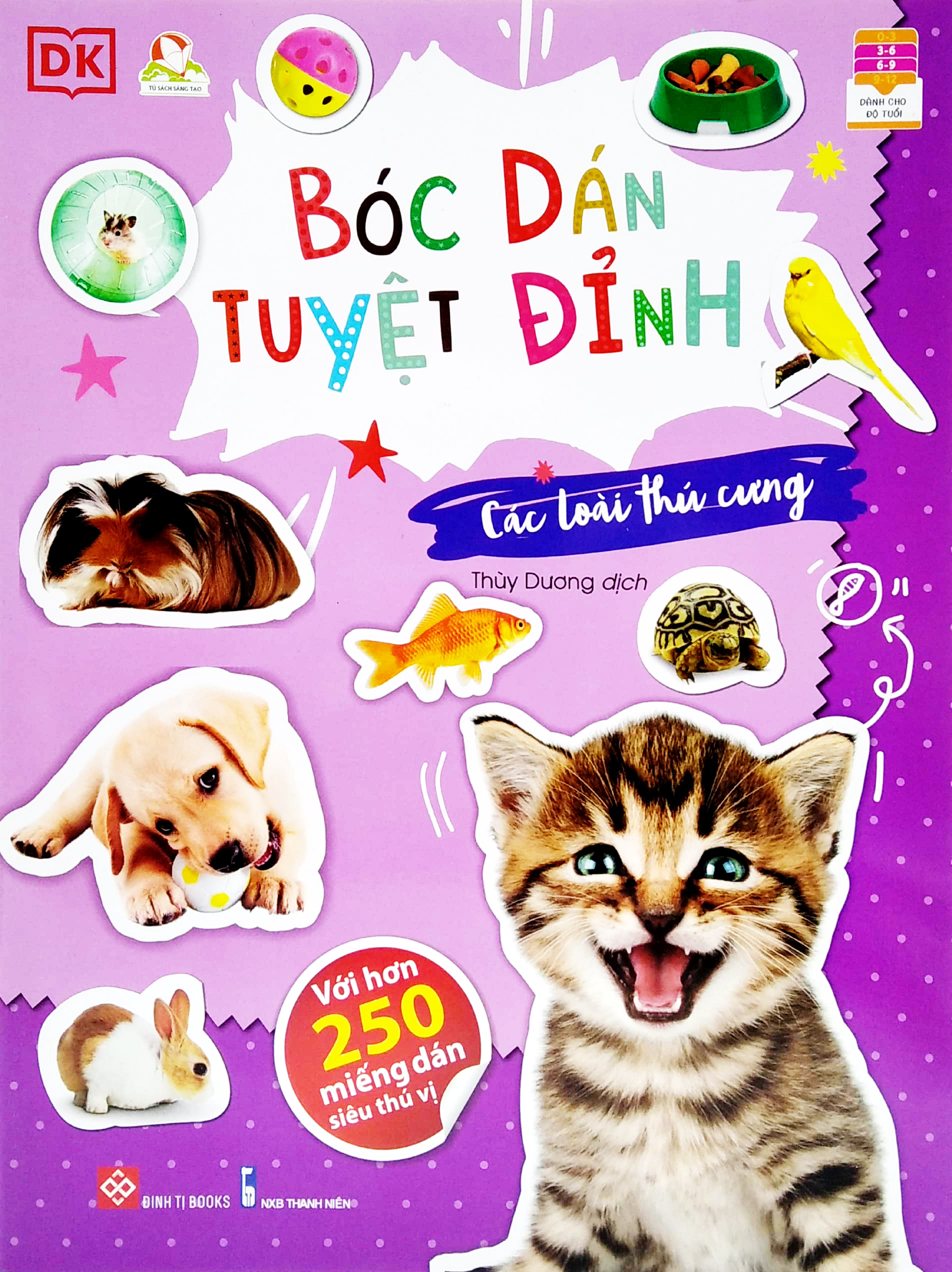 bóc dán tuyệt đỉnh - các loài thú cưng (tái bản) - Ảnh 2
