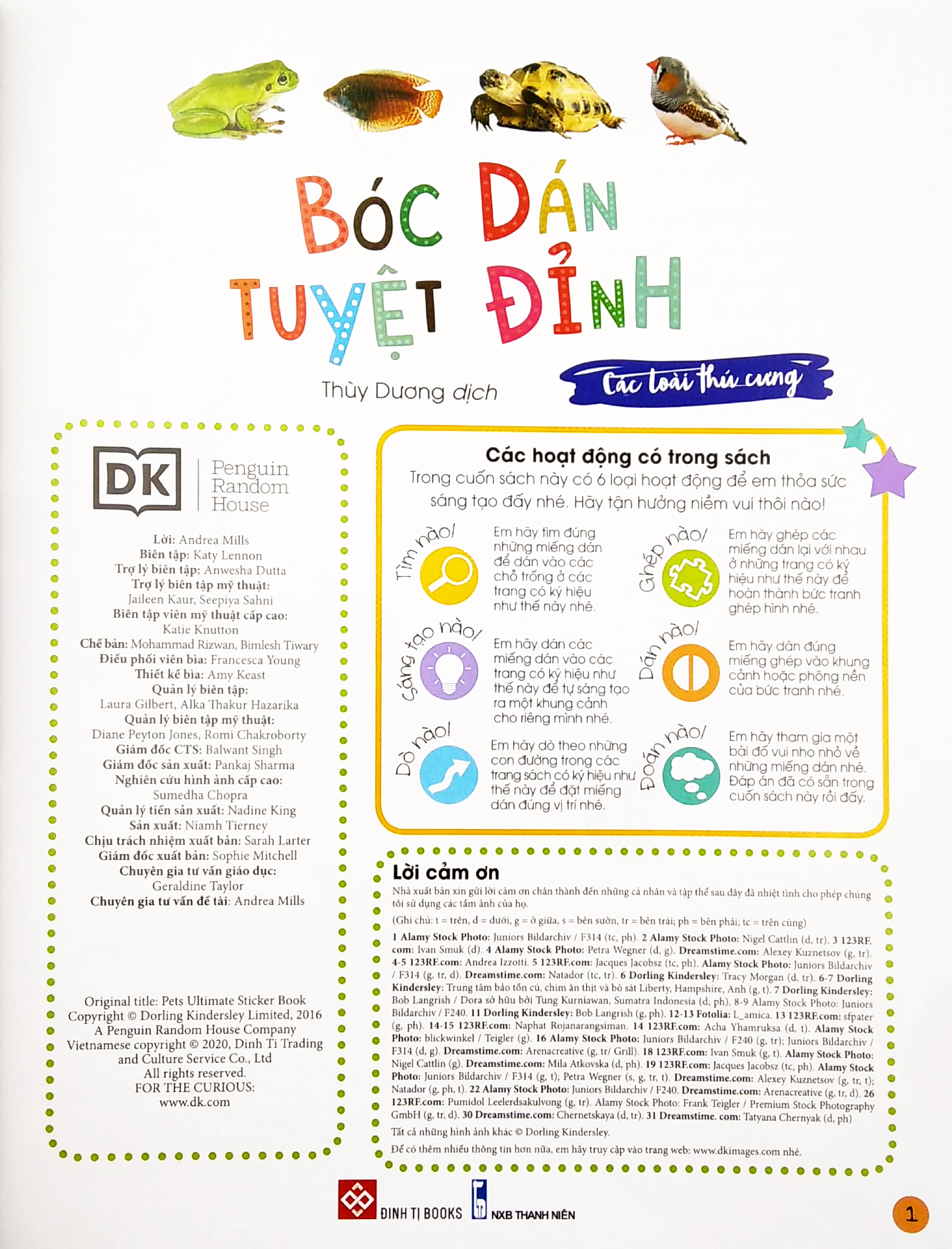 bóc dán tuyệt đỉnh - các loài thú cưng (tái bản) - Ảnh 3