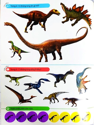 bóc dán tuyệt đỉnh - khủng long (tái bản) - Ảnh 5