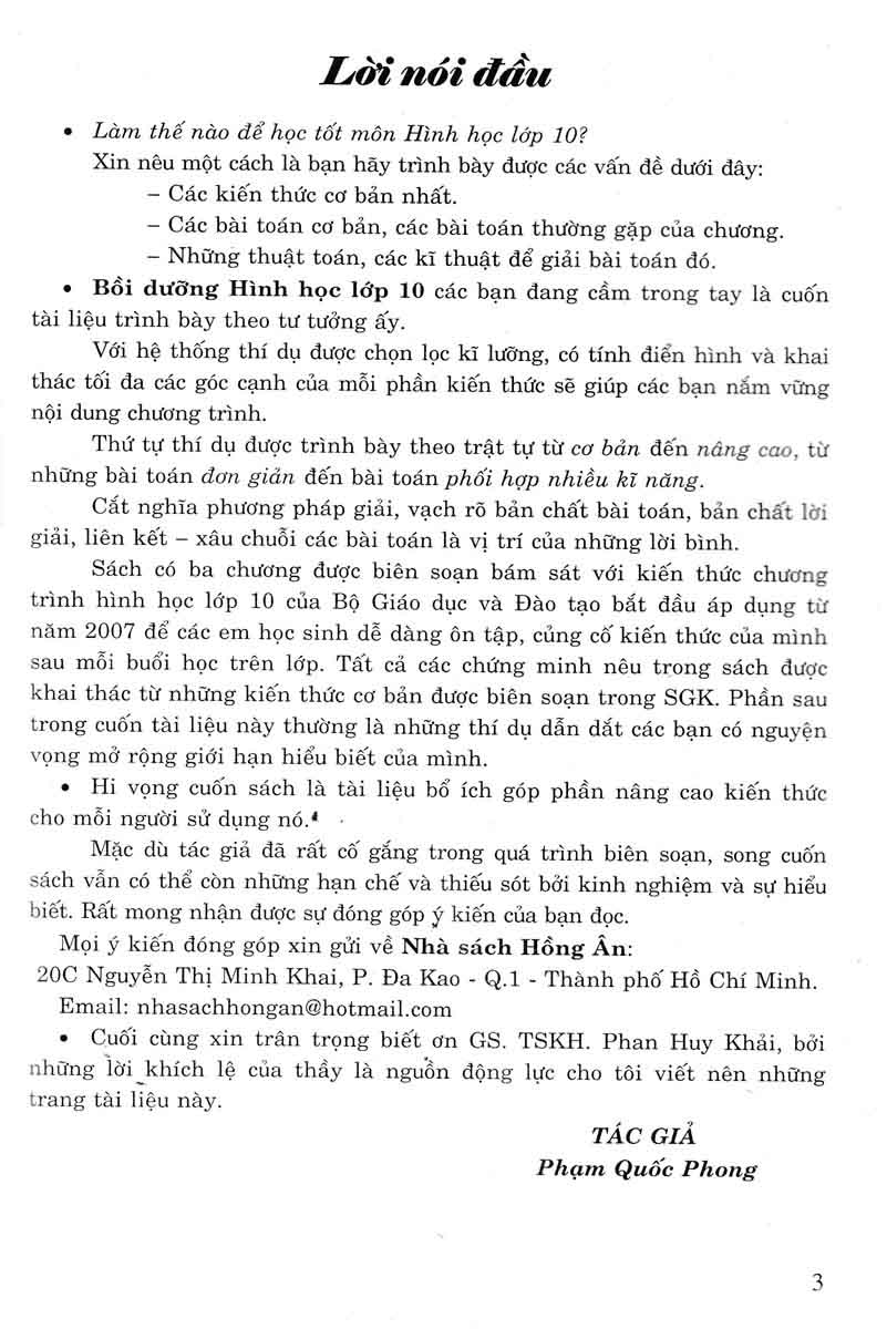 bồi dưỡng hình học 10 (biên soạn theo chương trình giáo dục phổ thông mới - dùng chung cho các bộ sgk hiện hành) - Ảnh 3