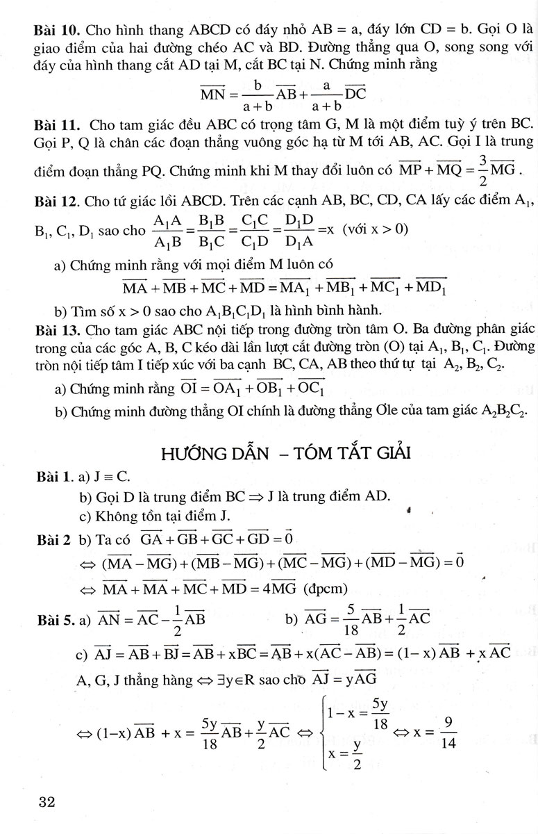 bồi dưỡng hình học 10 (biên soạn theo chương trình giáo dục phổ thông mới - dùng chung cho các bộ sgk hiện hành) - Ảnh 9