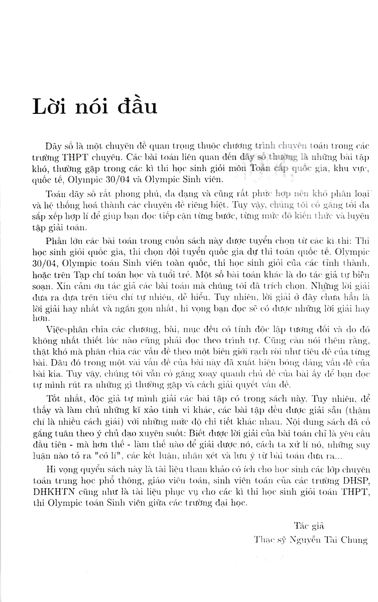 bồi dưỡng học sinh giỏi - chuyên khảo dãy số - Ảnh 4