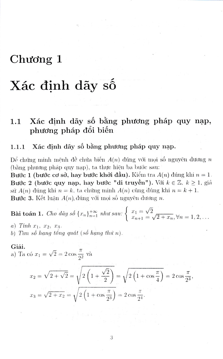 bồi dưỡng học sinh giỏi - chuyên khảo dãy số - Ảnh 5