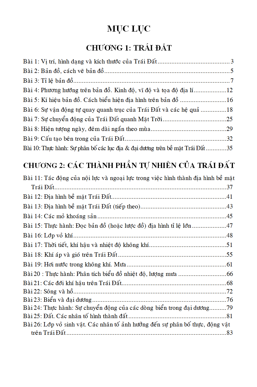 bồi dưỡng học sinh giỏi địa lí 6 - Ảnh 3