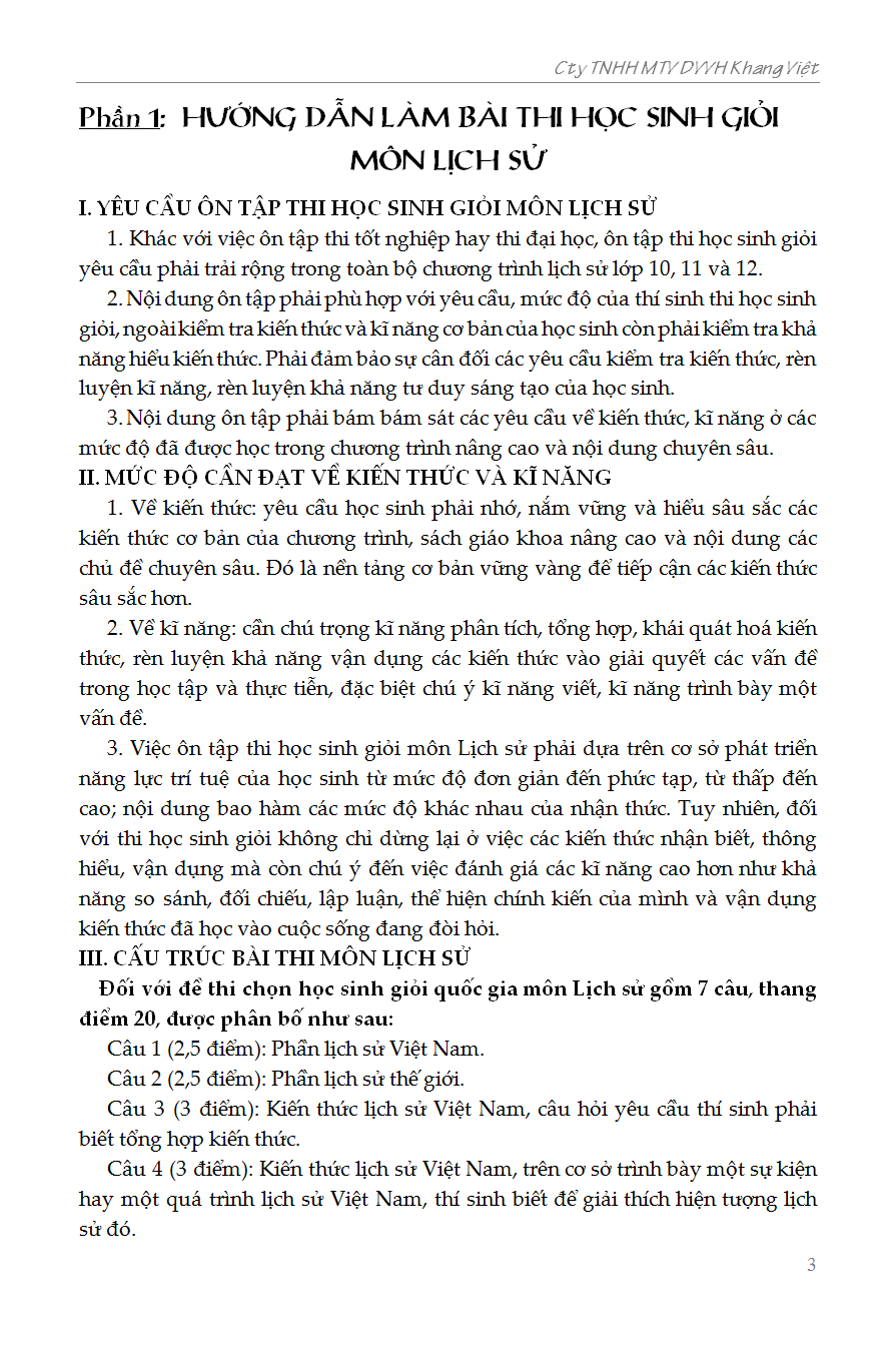 bồi dưỡng học sinh giỏi lịch sử 12 - phiên bản mới nhất - Ảnh 3