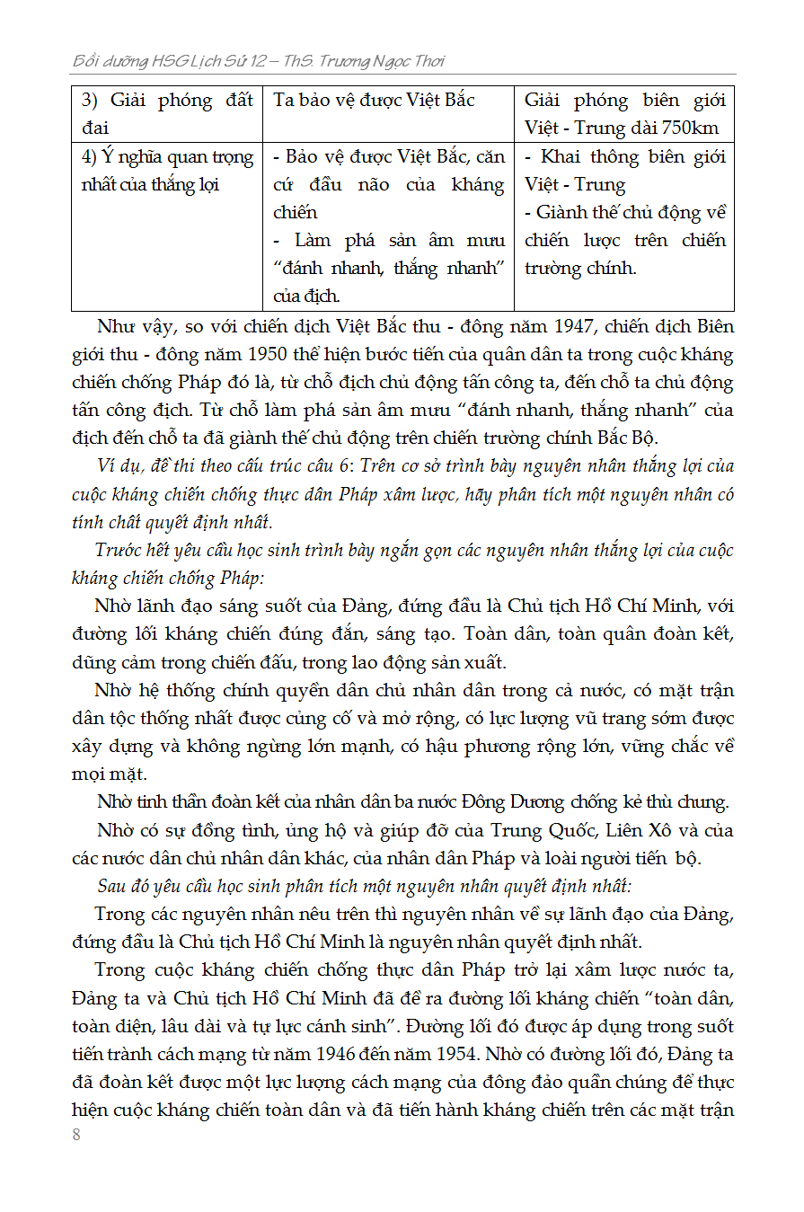 bồi dưỡng học sinh giỏi lịch sử 12 - phiên bản mới nhất - Ảnh 8