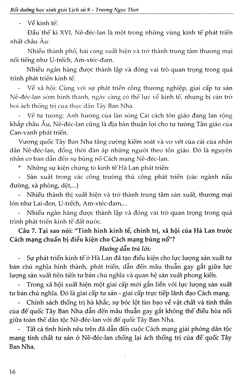 bồi dưỡng học sinh giỏi lịch sử 8 (2017) - Ảnh 17