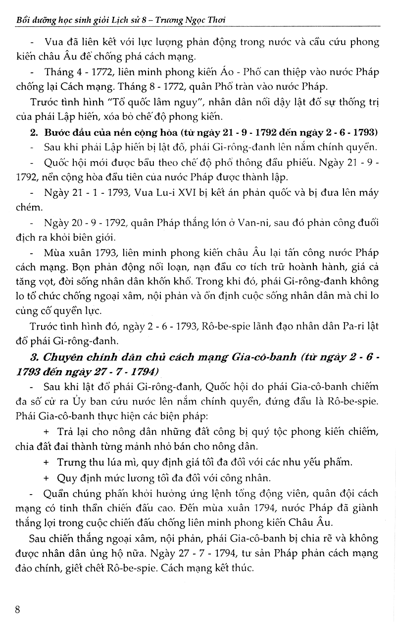 bồi dưỡng học sinh giỏi lịch sử 8 (2017) - Ảnh 9