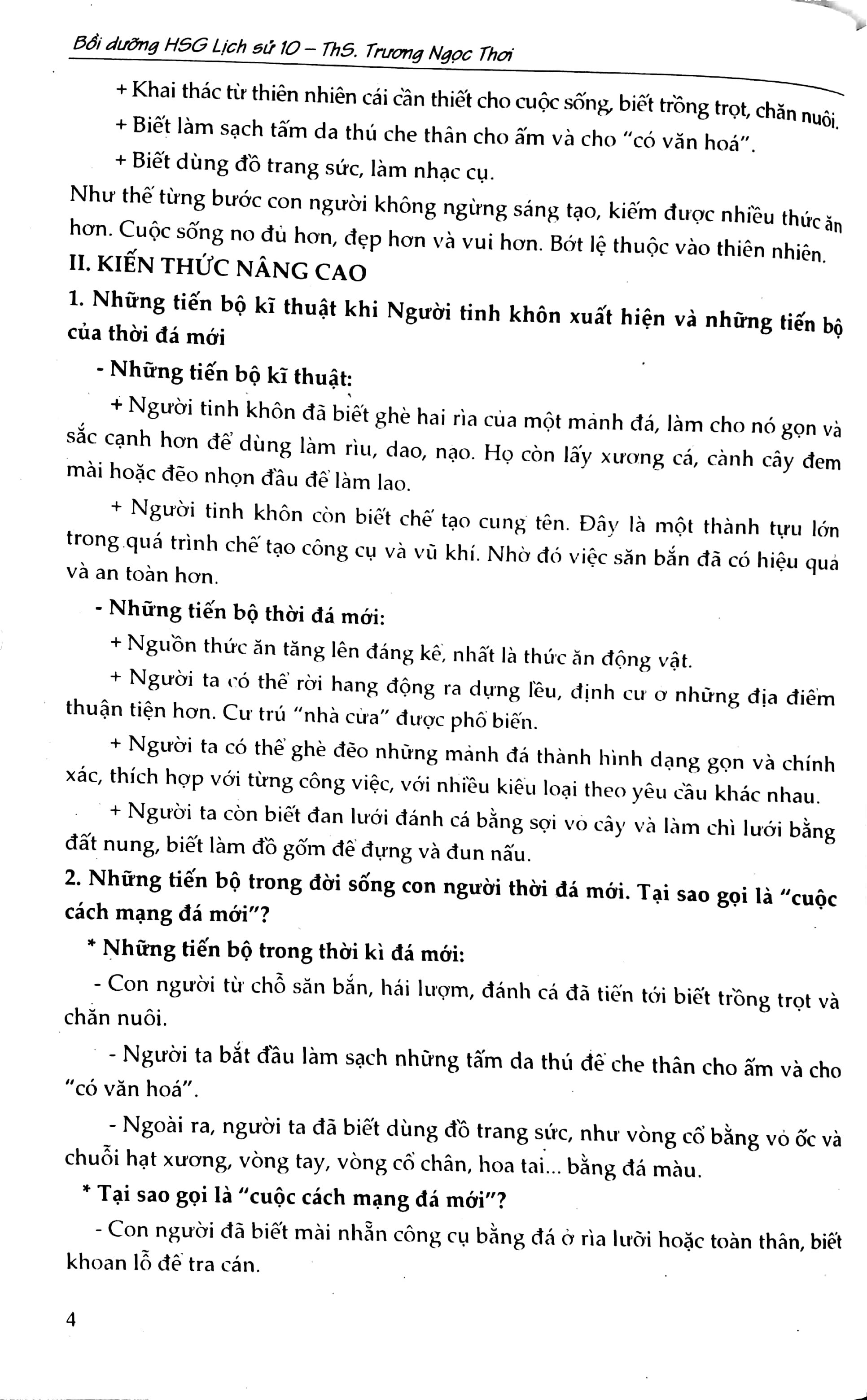 bồi dưỡng học sinh giỏi lịch sử - lớp 10 - Ảnh 4