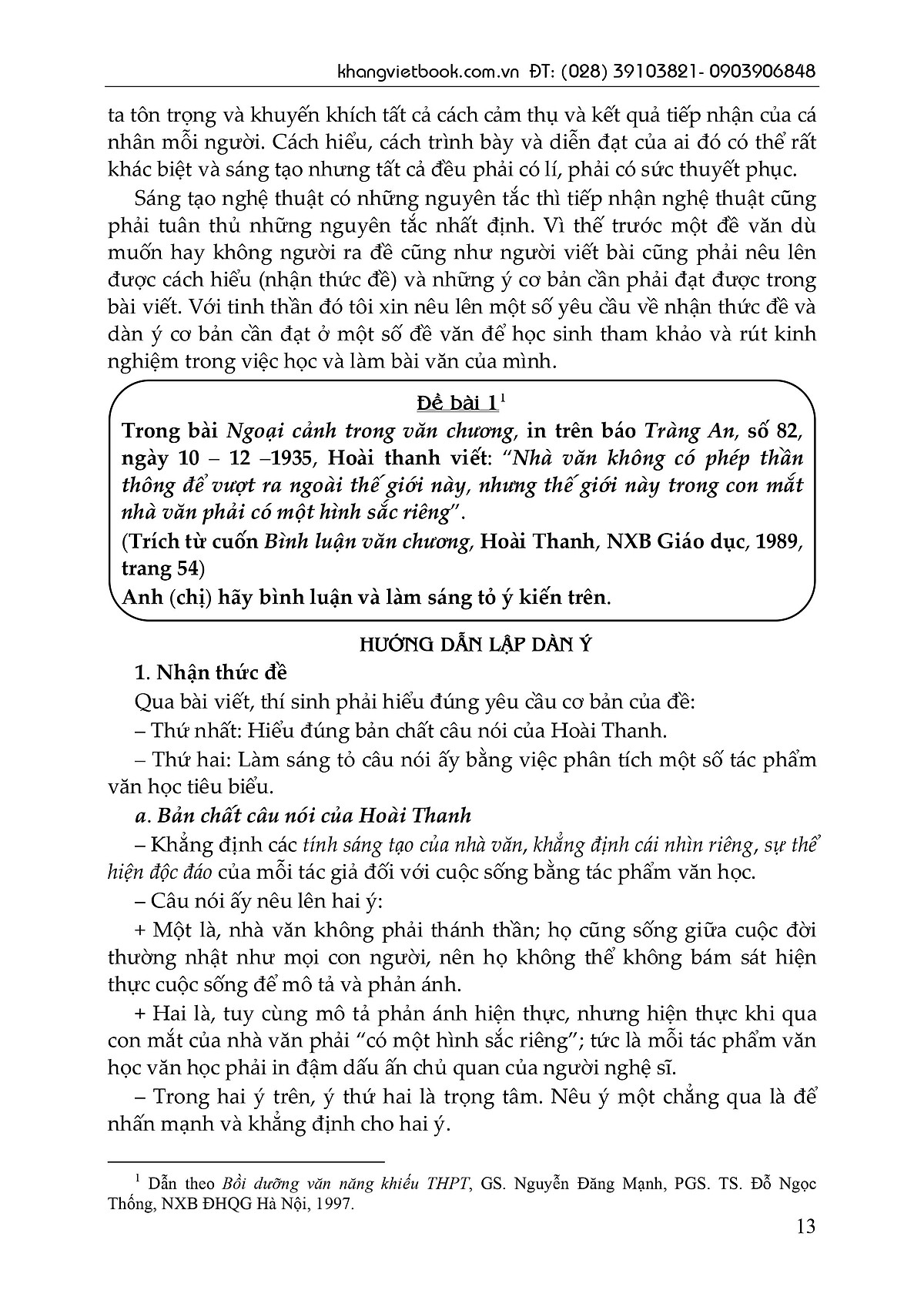 bồi dưỡng học sinh giỏi phát triển kĩ năng làm bài văn trung học phổ thông - Ảnh 6