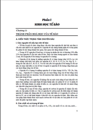 bồi dưỡng học sinh giỏi sinh học 10 (dùng chung cho các bộ sgk hiện hành) - Ảnh 3