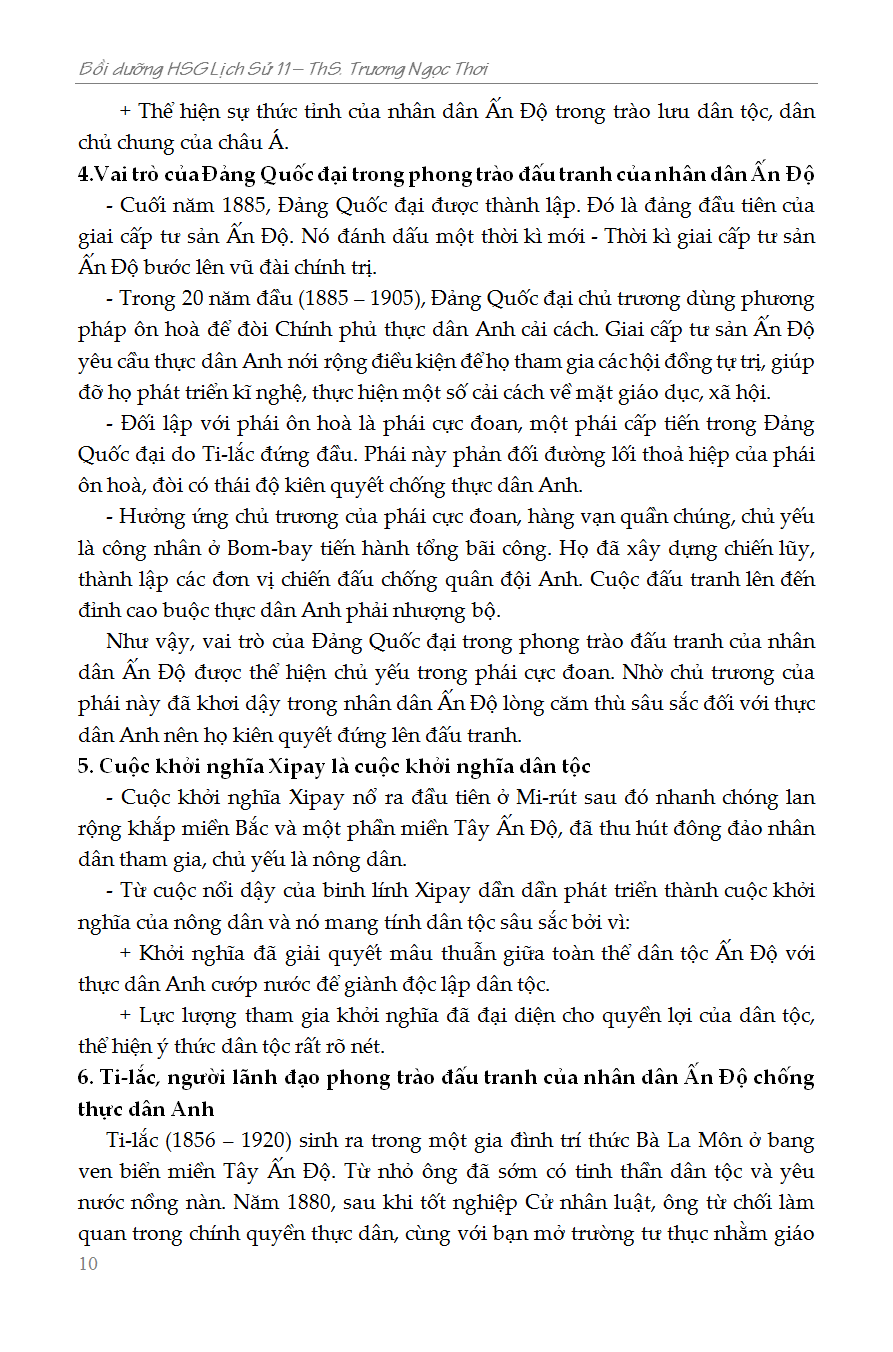 bồi dưỡng học sinh giỏi sử 11 - Ảnh 13