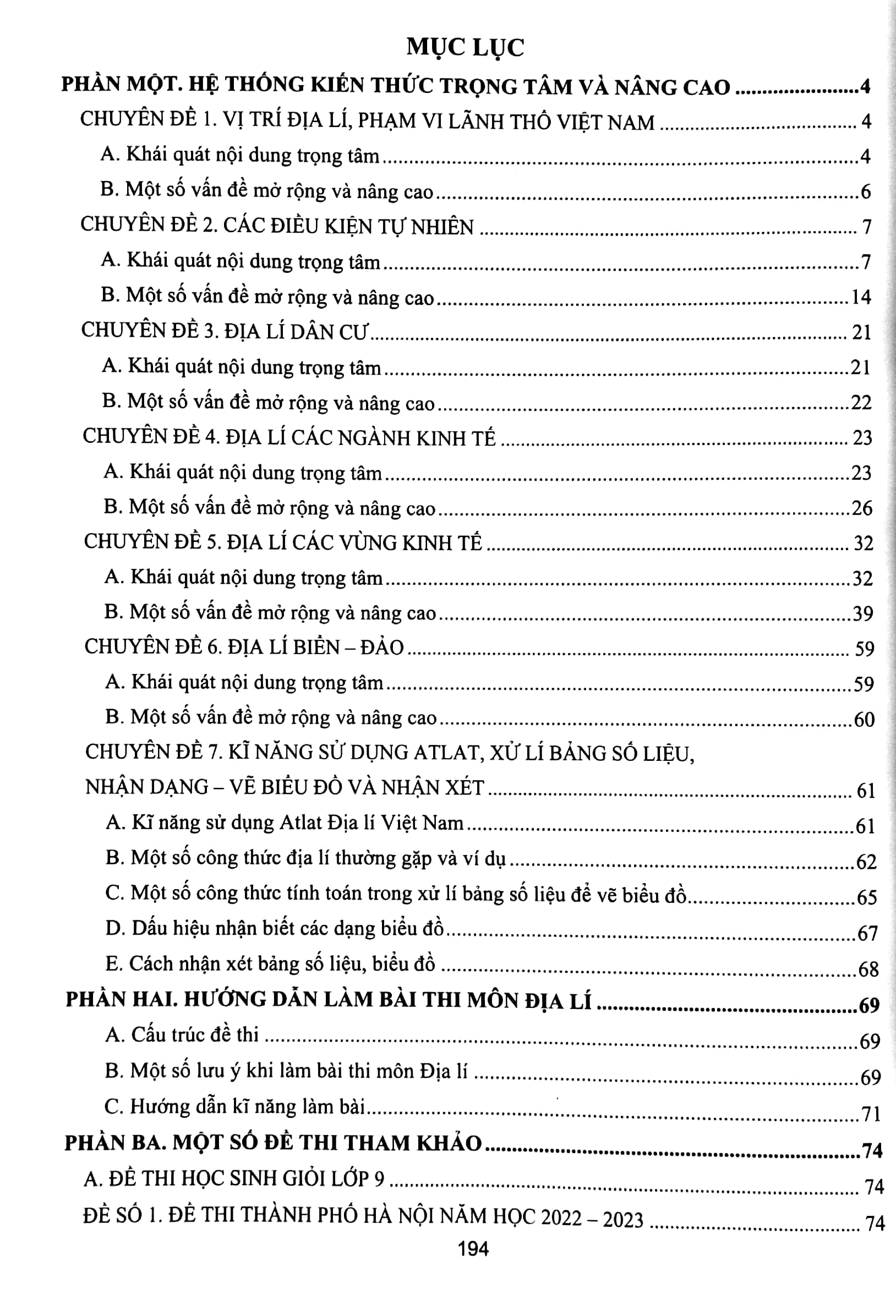 bồi dưỡng học sinh giỏi thcs và ôn thi vào lớp 10 thpt chuyên - môn địa lí - Ảnh 3