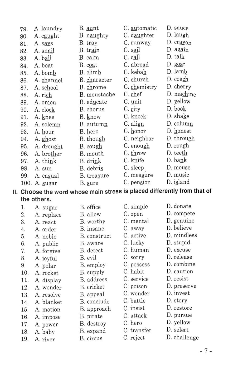 Bồi Dưỡng Học Sinh Giỏi Tiếng Anh 11 - Ảnh 5