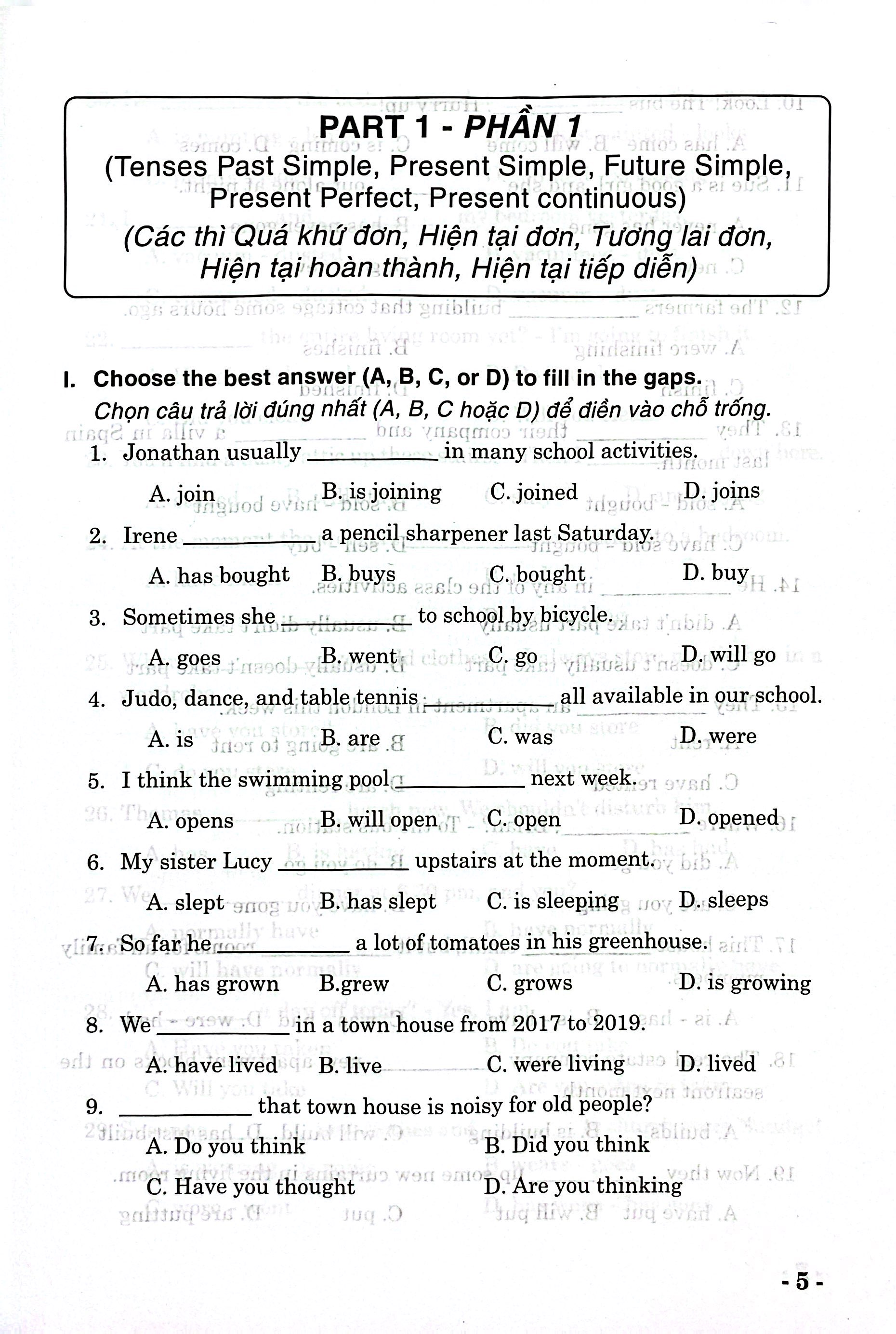 Bồi Dưỡng Học Sinh Giỏi Tiếng Anh Lớp 6 (Biên Soạn Theo Chương Trình Giáo Dục Phổ Thông Mới) - Ảnh 5