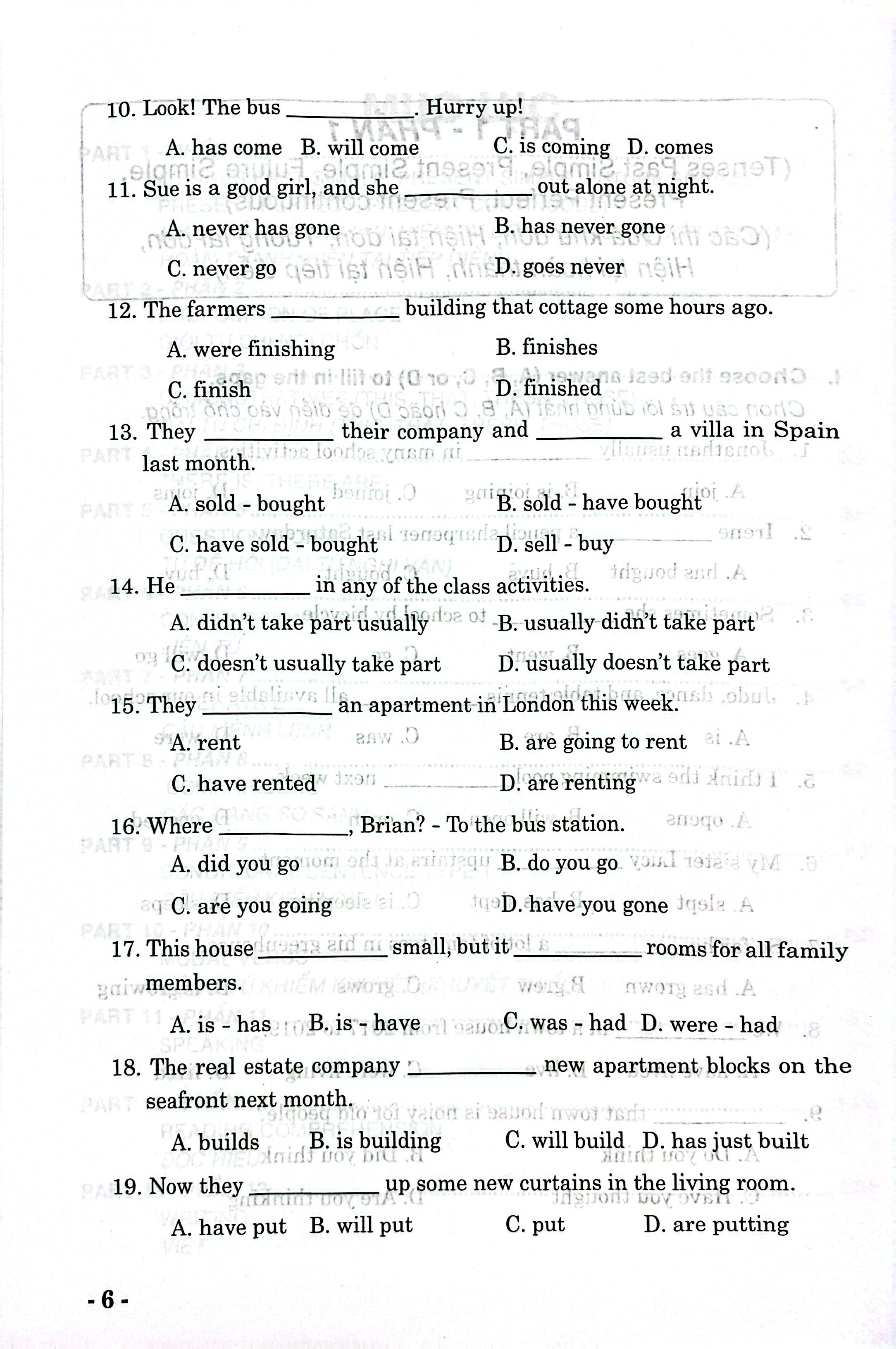 Bồi Dưỡng Học Sinh Giỏi Tiếng Anh Lớp 6 (Biên Soạn Theo Chương Trình Giáo Dục Phổ Thông Mới) - Ảnh 6