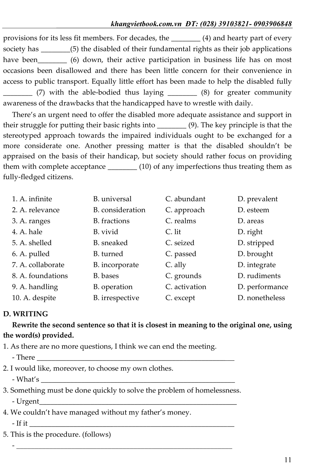 bồi dưỡng học sinh giỏi tiếng anh 9 - Ảnh 11