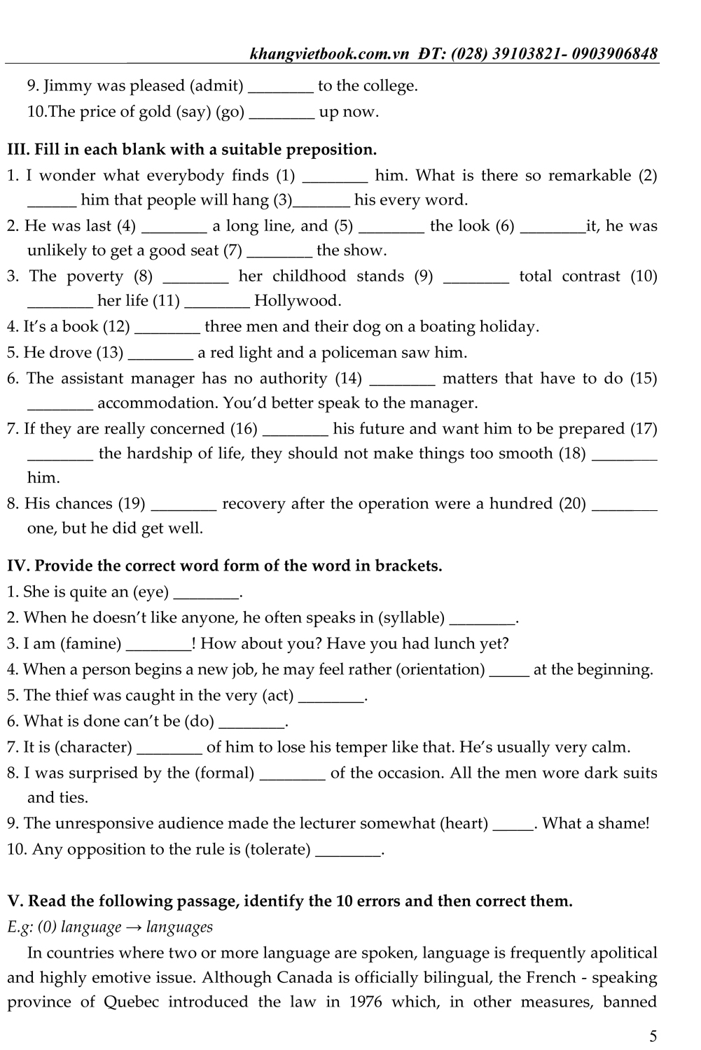 bồi dưỡng học sinh giỏi tiếng anh 9 - Ảnh 5