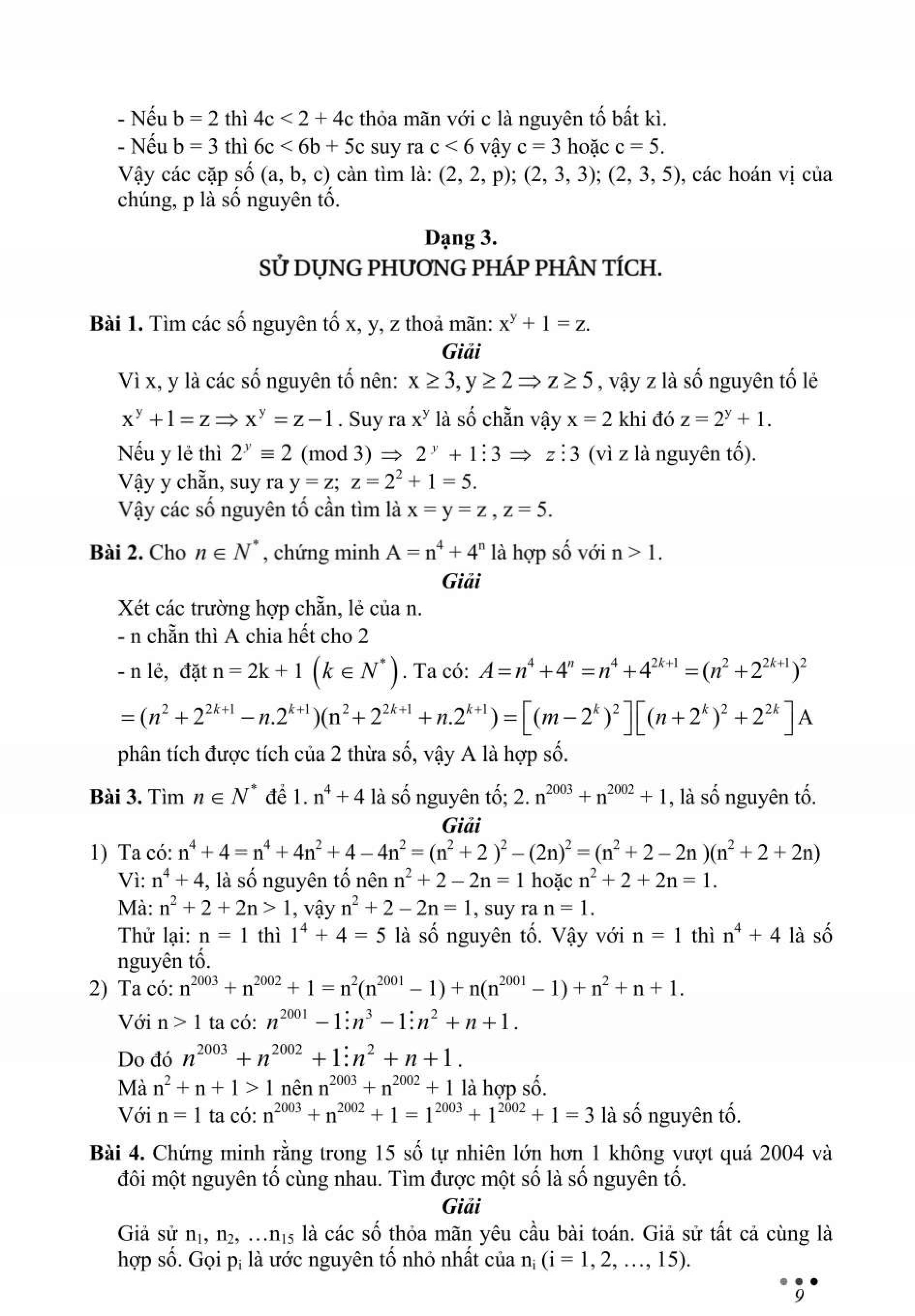 Bồi Dưỡng Học Sinh Giỏi Toán 9 - Luyện Thi Vào Lớp 10 THPT Chuyên Toán - Tập 1 - Số Học-Tổ Hợp, Nguyên Lý Và Đại Số - Ảnh 10