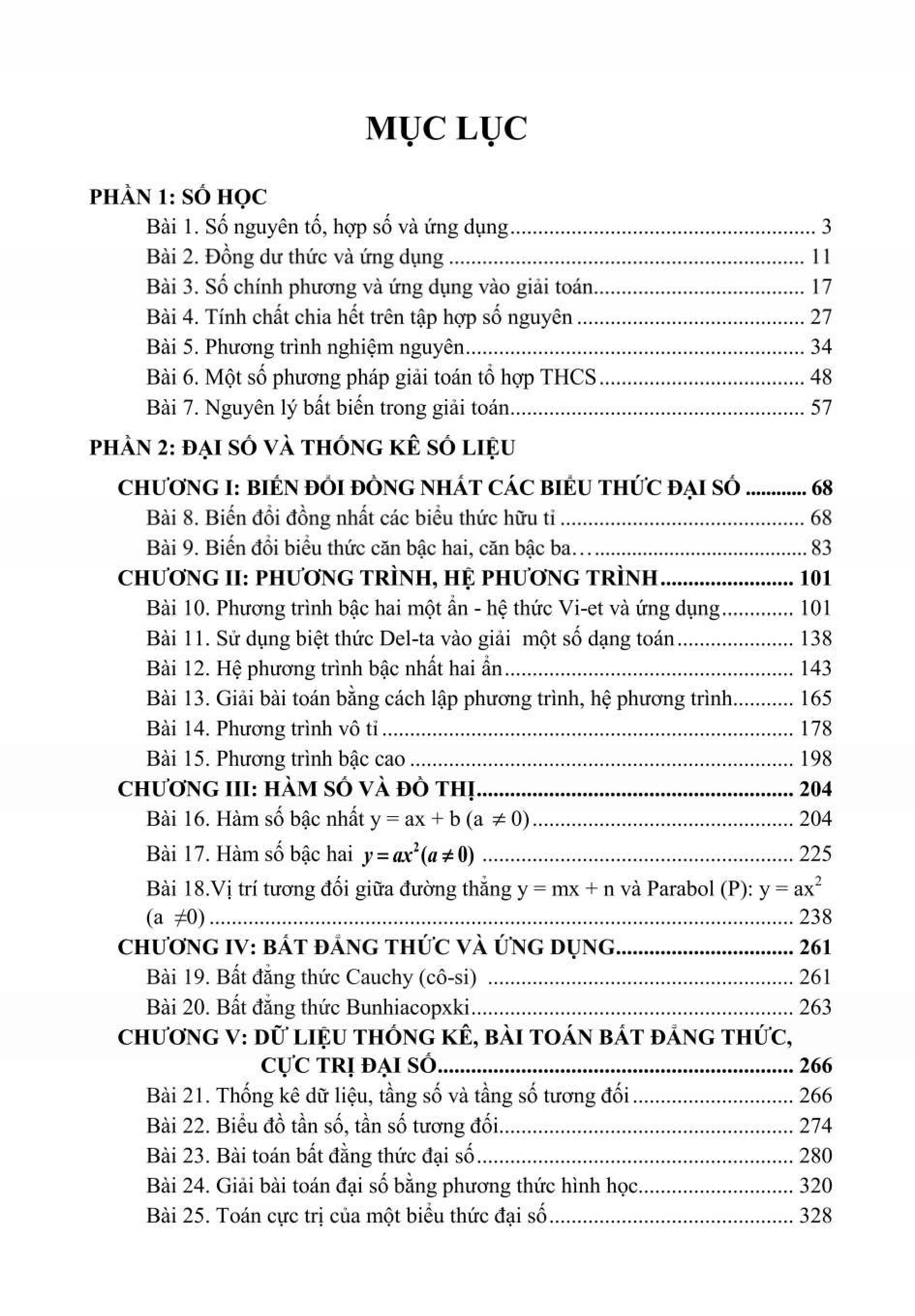 Bồi Dưỡng Học Sinh Giỏi Toán 9 - Luyện Thi Vào Lớp 10 THPT Chuyên Toán - Tập 1 - Số Học-Tổ Hợp, Nguyên Lý Và Đại Số - Ảnh 12