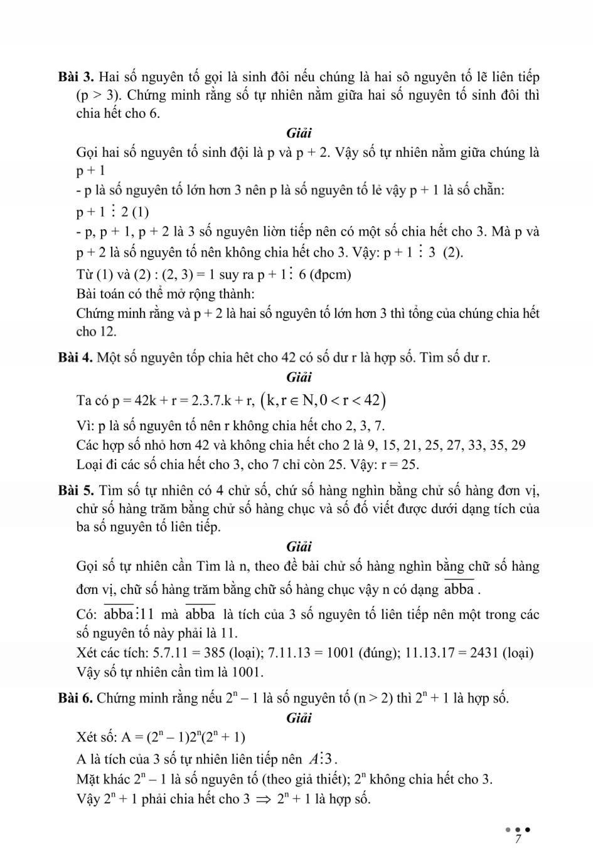Bồi Dưỡng Học Sinh Giỏi Toán 9 - Luyện Thi Vào Lớp 10 THPT Chuyên Toán - Tập 1 - Số Học-Tổ Hợp, Nguyên Lý Và Đại Số - Ảnh 8