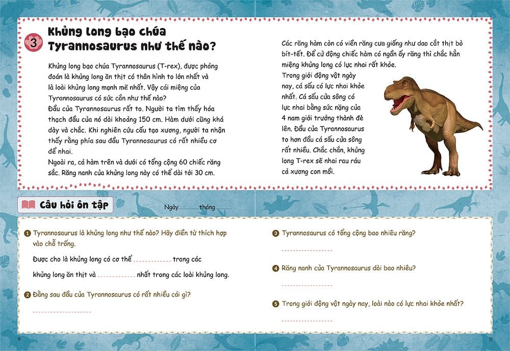 bồi dưỡng kĩ năng đọc hiểu cho học sinh tiểu học - thế giới khủng long - Ảnh 7