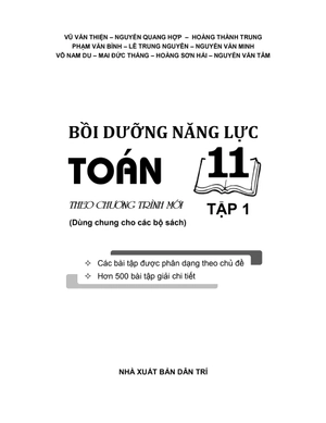 bồi dưỡng năng lực toán 11 - tập 1 - Ảnh 3