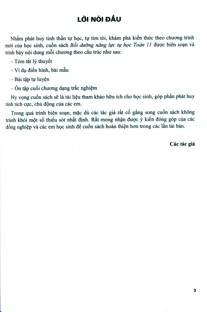 Bồi Dưỡng Năng Lực Tự Học Toán 11 - Ảnh 3