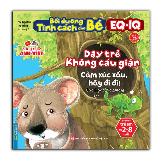 bồi dưỡng tính cách cho bé eq iq (2-8 tuổi) - dạy trẻ không cáu giận (song ngữ anh - việt) - Ảnh 2