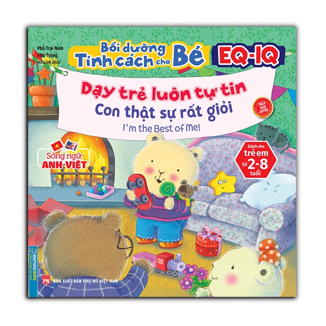 bồi dưỡng tính cách cho bé eq iq (2-8 tuổi) - dạy trẻ luôn tự tin (song ngữ anh - việt) - Ảnh 2