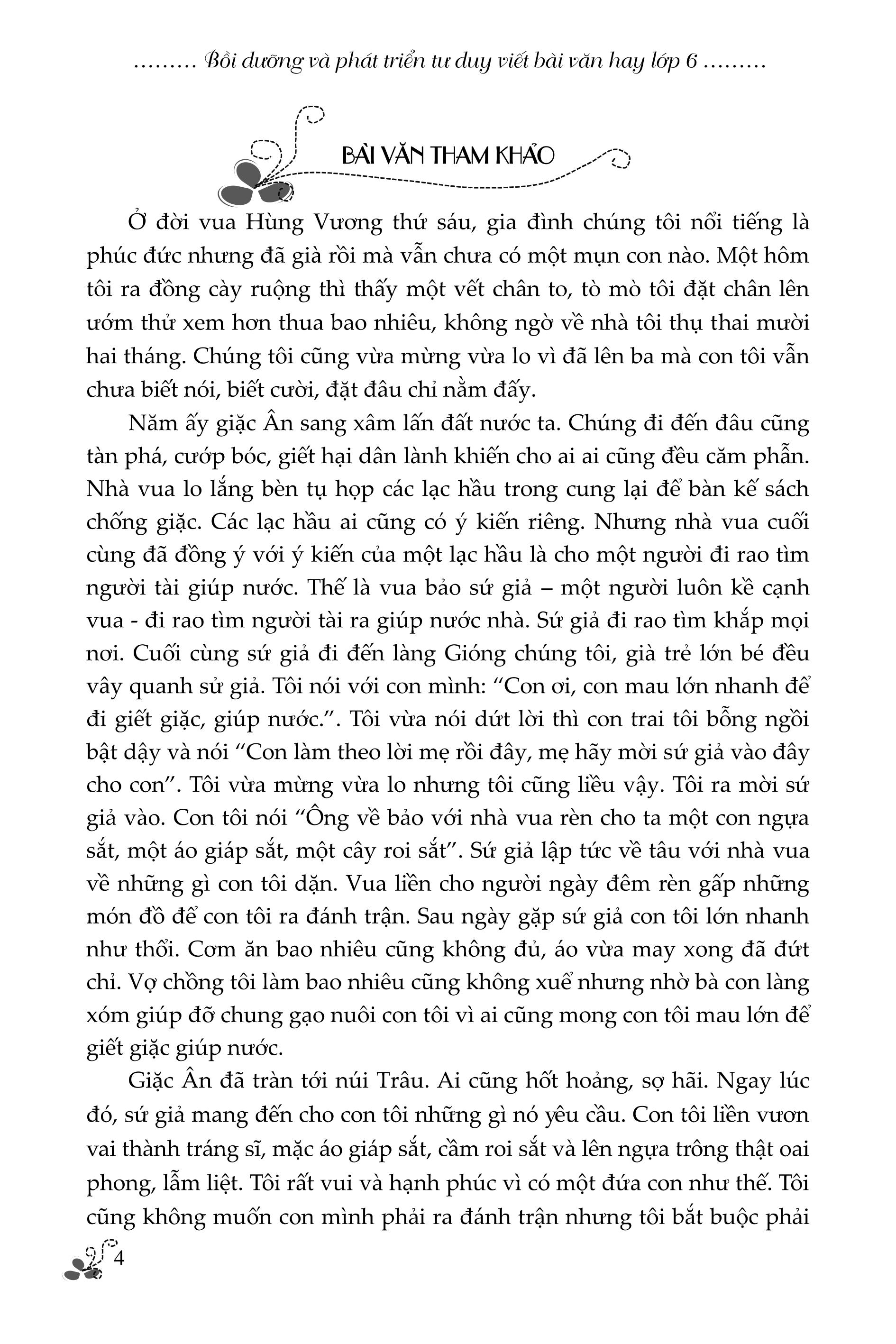 bồi dưỡng và phát triển tư duy viết bài văn hay lớp 6 - Ảnh 5