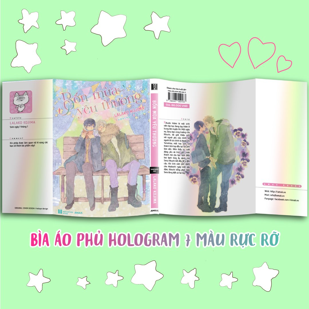 bốn mùa yêu thương - tặng kèm bìa áo + postcard hai mặt + set 4 card bo góc + poster a3 - Ảnh 3