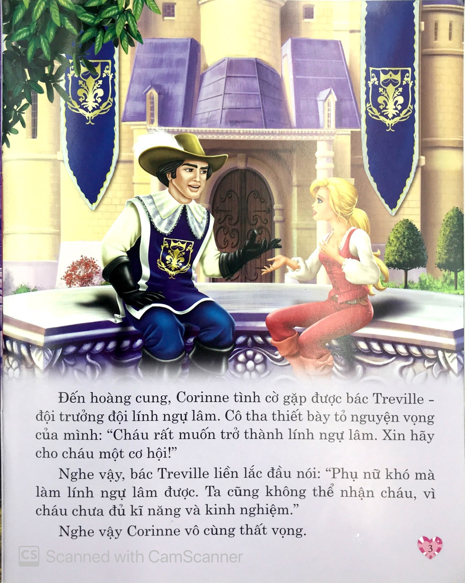 bốn nàng ngự lâm xinh đẹp - barbie and the three musketeers - Ảnh 4