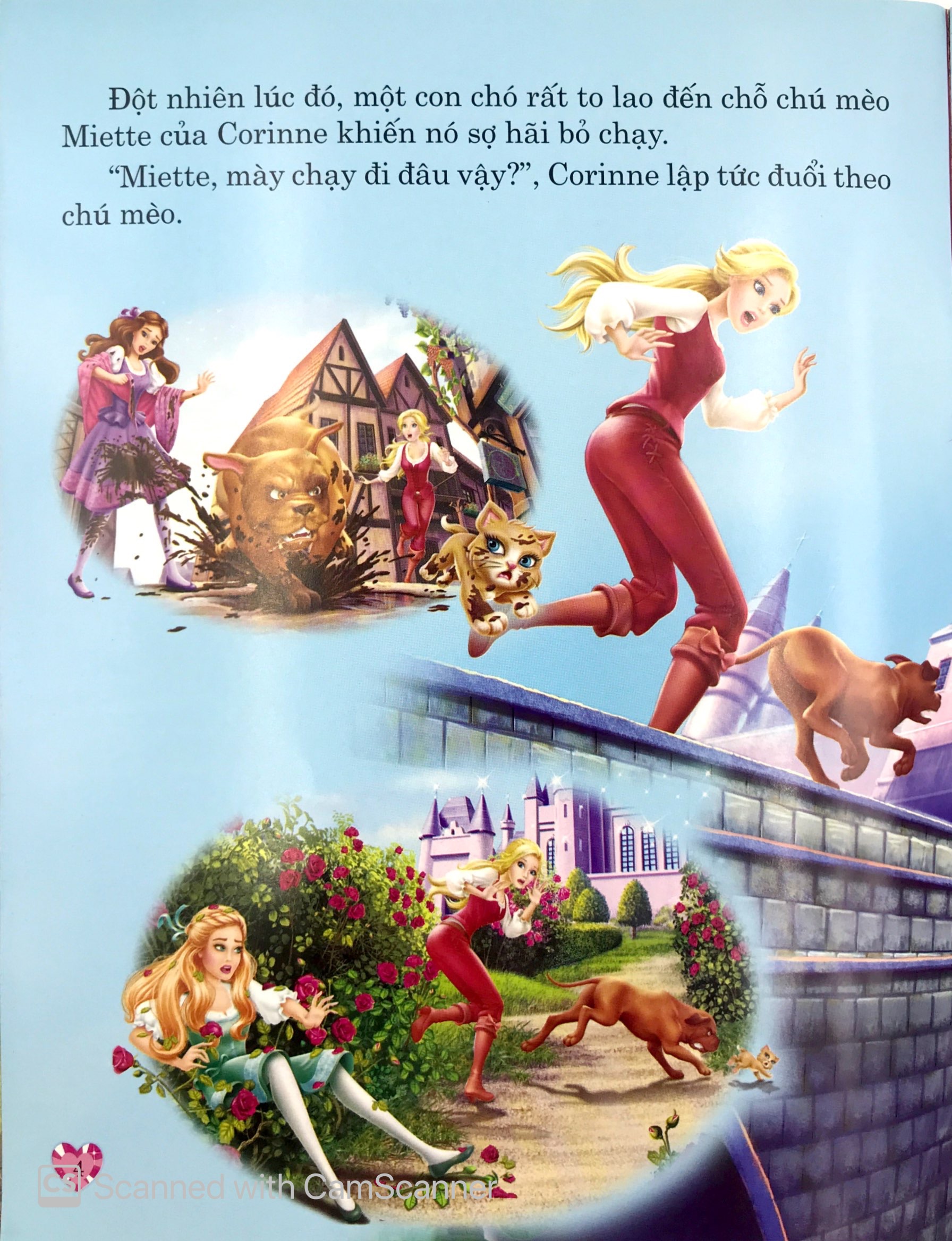 bốn nàng ngự lâm xinh đẹp - barbie and the three musketeers - Ảnh 5