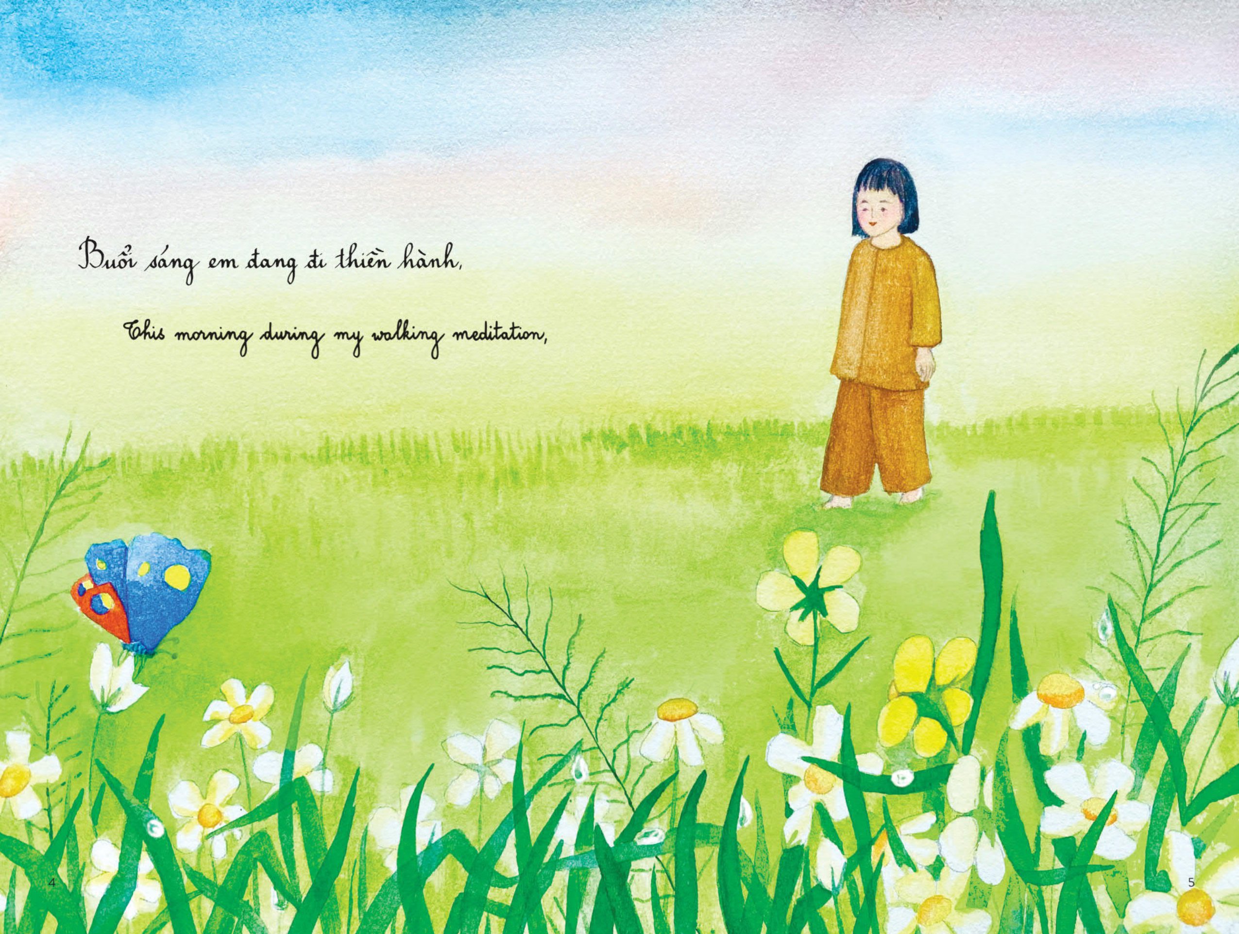 bông hoa vàng trong cỏ - Ảnh 4