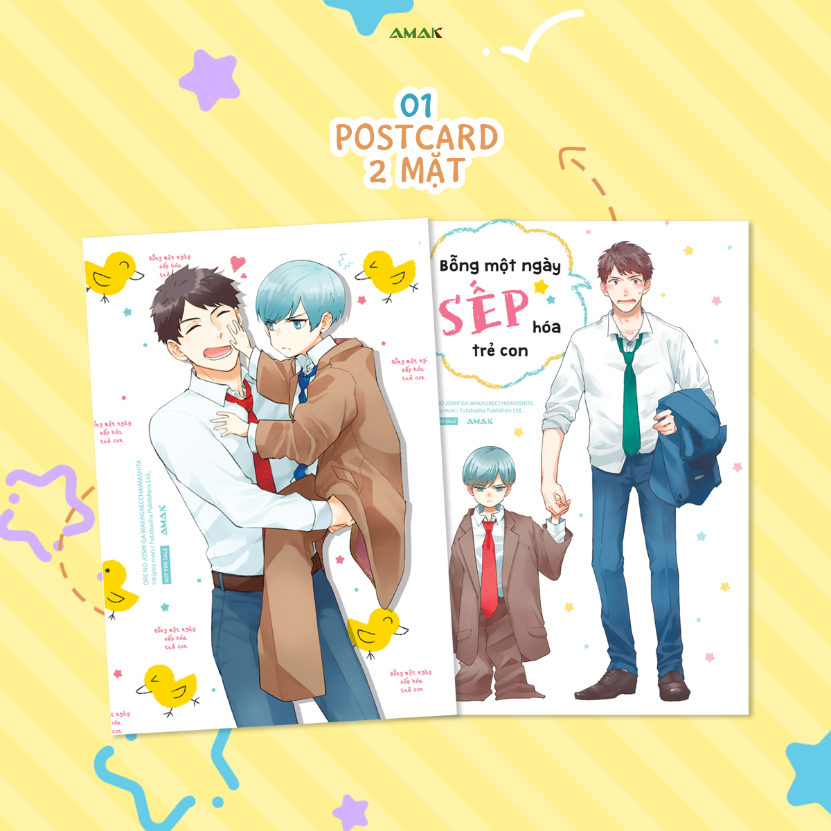 Bỗng Một Ngày Sếp Hóa Trẻ Con - Tặng Kèm Bookmark + Postcard Hai Mặt - Ảnh 5