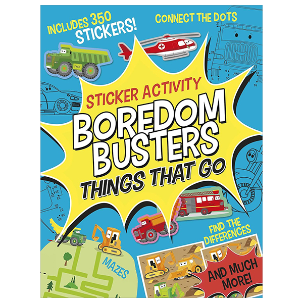 Boredom Busters - Things That Go Sticker Activity