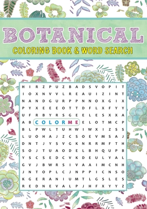 botanical coloring book & word search - Ảnh 2