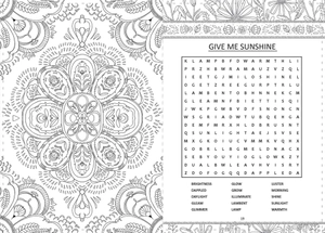 botanical coloring book & word search - Ảnh 3