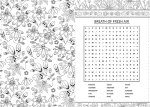 botanical coloring book & word search - Ảnh 4