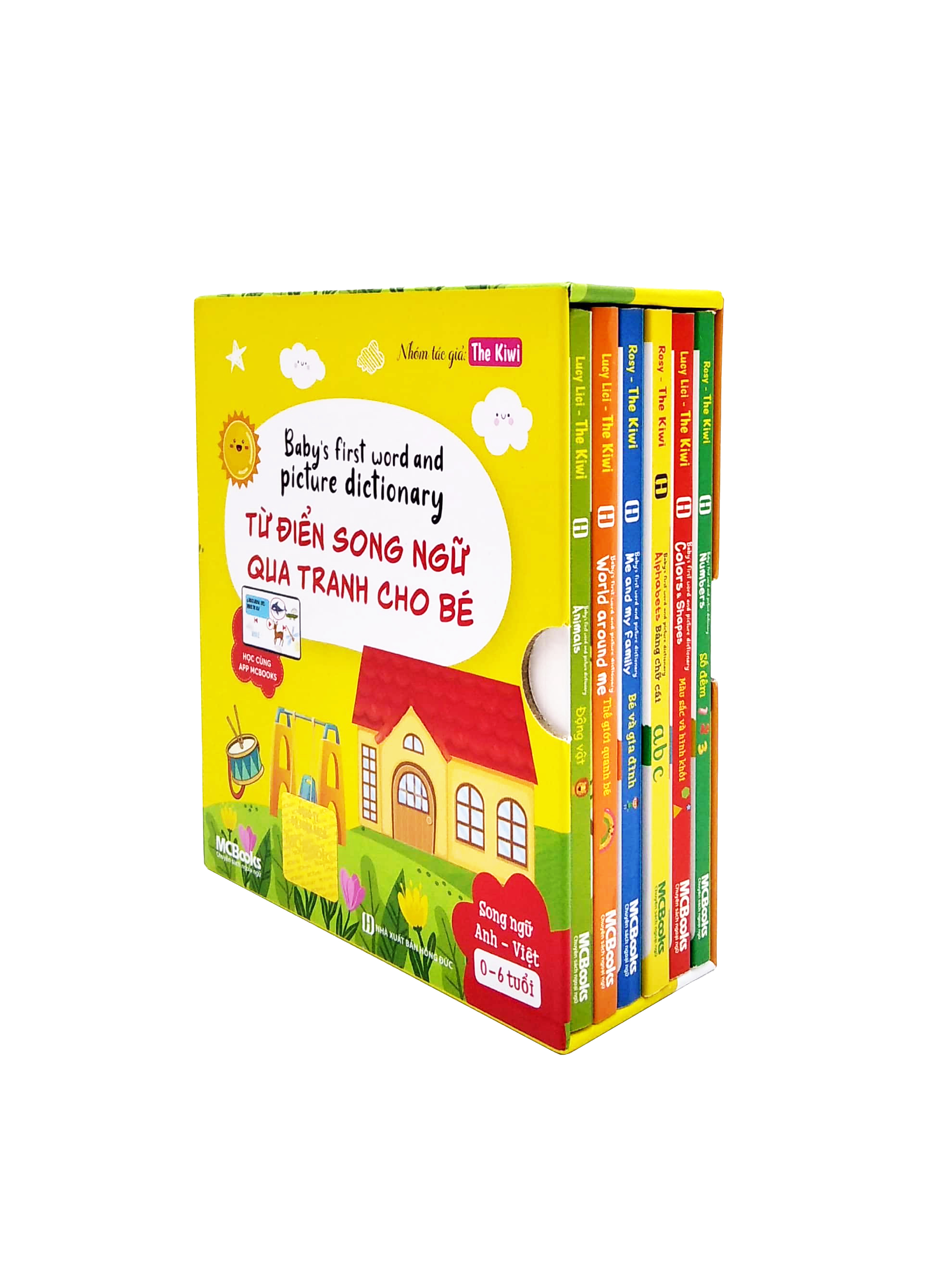 box set babyℹs first word and picture dictionary - từ điển song ngữ qua tranh cho bé (6 cuốn) - Ảnh 10