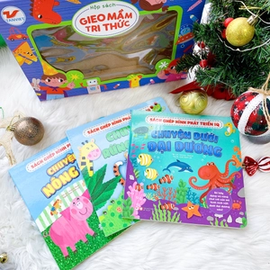 box set gieo mầm tri thức 19: ghép hình 3d phát triển iq mầm non (bộ 3 cuốn) - Ảnh 9